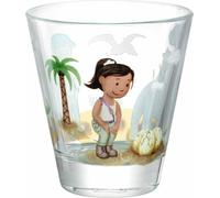 Leonardo Verre à boire Bambini Avventura Dino, Gobelet, verre sodocalcique, multicolore, 215 ml, 044423