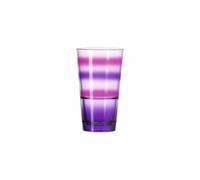 Leonardo verre à boire EVENT, verre à eau, gobelet, verre, lilas rayé, 240 ml, 012280