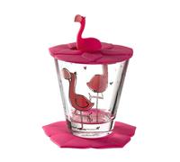 LEONARDO Verre à boire pour enfants Flamingo 3pcs Bambini Verre à boire