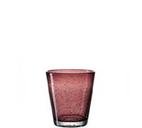Leonardo 034761 Burano Gobelet/verre/verre à jus de fruit/verre à eau Violet/rouge 230 ml