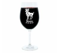 Leonardo verre à vin 400 ml, verre à motif, signe astrologique du bélier, cadeau, verre d'ambiance avec gravure, verre Mood, 22 cm