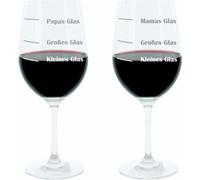 Leonardo verre à vin XL, verre de maman et papa, maman, mère, set de 2, cadeau verre d'ambiance avec gravure amusante, Mood verre à vin, 610ml