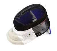 LEONARK Masque de fleuret d'escrime Noir 350NW avec Doublure intérieure Amovible Casque certifié CE de qualité Nationale (L)