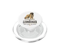 Leonberger Petit Cheval géant Grand cœur Propriétaire de Race de Chien PopSockets PopGrip pour MagSafe