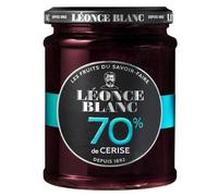 LEONCE BLANC - Confiture Cerise Allégée en Sucres, Saveur Fruité Intense et Douceur Naturelle (Pot 320g) - lot de 3 - Vendu par Lot