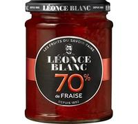LEONCE BLANC Confiture de fraises allégée en sucres 320g léonce blanc - Le pot de 320g