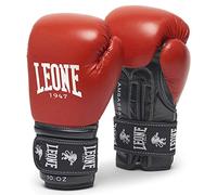 LEONE 1947 Ambassador Gants de Boxe Unisexe pour Adultes, Rouge, 10 oz