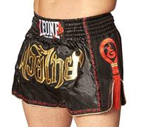 Leone1947 Short de boxe Bangkok Kick-Thai AB754 Adulte Unisexe Noir XL