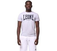 LEONE 1947 Big Logo T-Shirt, Gris chiné, Medium Homme