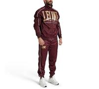 LEONE 1947 Combinaison de sport unisexe pour homme - Ensemble d'entraînement noir AB300, taille L, polyester, pour salle de sport, loisirs, taille adulte