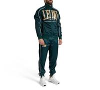 LEONE 1947 Combinaison de sport unisexe pour homme - Ensemble d'entraînement noir AB300, taille S, polyester, pour salle de sport, loisirs, taille adulte
