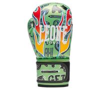 LEONE 1947, Gants Boxe Flames 6 OZ, Vert