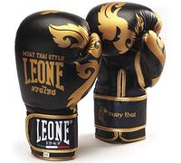 LEONE 1947 Gants de boxe Muay Thai, noirs/12 oz - GN031