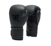 Leone1947 Gants de boxe GN059 noirs et blancs — noir 14 oz