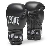 LEONE 1947 GN207 Gants de Boxe Mixte, Noir, 10 oz