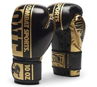 LEONE 1947 GN322 Gants de Boxe Mixte, Noir, 10 oz