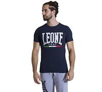 LEONE 1947 Leone - T-Shirt à Manches Courtes pour Hommes Apparel - Bleu Marine (10), L