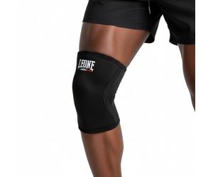 LEONE 1947 LIFTER Genouillère Compression - Support Genou Mixte Adulte - Noir/XL - Stabilité et Confort pendant la formation - Code AC806