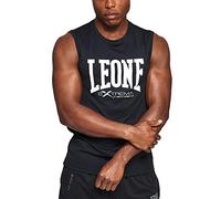 LEONE 1947, Logo Sans Manches, Homme, Noir, M, ABX103