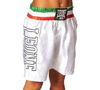 LEONE 1947, Short de Boxe, Blanc, XL, AB733