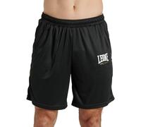 Leone 1947 Short Homme Logo - Short Sport Entraînement Fitness Gym Boxe Kickboxing Noir/XL - ABX121