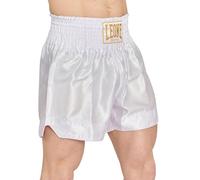 Leone1947 Short de thaiboxe Basic 2 Blanc M Homme