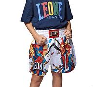 LEONE 1947, Short Thaïlandais Jr Hero, Enfant Unisexe, Blanc, S, ABJ02