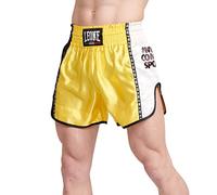 LEONE 1947 Training Short Kick-Thai, Jaune, S Mixte