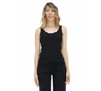 LEONE - Débardeur pour femme Earth Tones, Noir (09), XS