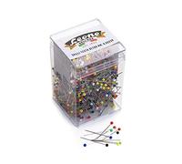 Leone Dell'Era Épingles tête Verre, Fer Nickelé, mm. 0,6x30-1 pz