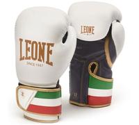 Leone1947 – Gants de boxe Italy '47 – Cuir de buffle, Mousse HQ Flex – Blanc Doré, 10 oz