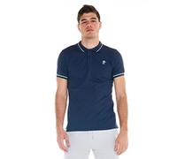 LEONE - Polo Homme Manches Courtes 1947 Apparel Ligne Bold Colour, Bleu marine (10)., XL