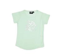 Leone Sparkly T-shirt à manches courtes pour fille, Aqua (178), XS