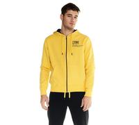 LEONE - Sweat Over Homme avec Capuche et Zip Active, Lemonade (35), XXXL