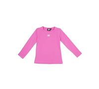 LEONE - T-shirt pour fille à manches longues avec petit logo Basic, Néon Magenta (161n), XS