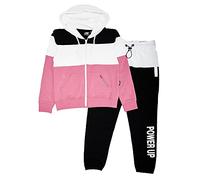 LEONE1947 Combinaison avec capuche pour fille Pawer Up Fuxia-Black G2630A02F13A 16A