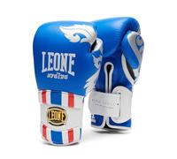 Leone1947 Thai Style Leather Artificial Boxing Gloves Bleu 12 oz