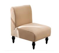 LEONEBEBE Housse de Chaise sans accoudoirs, Housse de Chaise élastique pour Salle à Manger, Tissu Jacquard de licra, Housse Amovible, Lavable, antidérapante