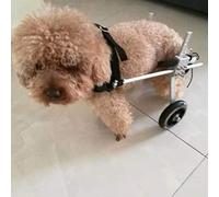 LEONFFS Petit Et Moyen Chien Fauteuil Roulant Réadaptation Scooter Pour Chiens Handicapés, Chats, Lapins Chariot Pour Chien Réglable Deux Roues Fauteuil Roulant Pour Animaux de Compagnie/M