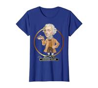 Leonhard Euler, l'esprit Suisse Qui a donné Son langage aux mathématiques T-Shirt, Femme, Bleu Royal, L