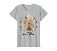 Leonhard Euler, l'esprit Suisse Qui a donné Son langage aux mathématiques T-Shirt, Femme, Gris Chiné, 3XL