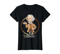 Leonhard Euler, l'esprit Suisse Qui a donné Son langage aux mathématiques T-Shirt, Femme, Noir, XS