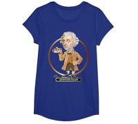 Leonhard Euler, l'esprit Suisse Qui a donné Son langage aux mathématiques T-Shirt, Fille, Bleu Royal, L