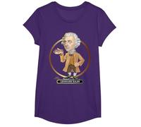 Leonhard Euler, l'esprit Suisse Qui a donné Son langage aux mathématiques T-Shirt, Fille, Violet, M