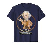Leonhard Euler, l'esprit Suisse Qui a donné Son langage aux mathématiques T-Shirt, Homme, Bleu Marine, L