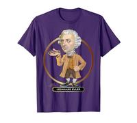 Leonhard Euler, l'esprit Suisse Qui a donné Son langage aux mathématiques T-Shirt, Homme, Violet, XXL