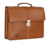LEONHARD HEYDEN Bergamo Briefcase 2 Light Brown