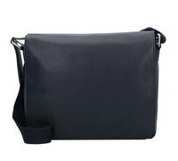 Leonhard Heyden Berlin Messenger Sac à bandoulière en cuir 32 cm Compartiment pour ordinateur portable noir