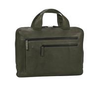 Leonhard Heyden Porte-documents Den Haag en cuir 38 cm pour ordinateur portable olive