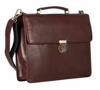 LEONHARD HEYDEN Briefcase 1 Compartment Redbrown